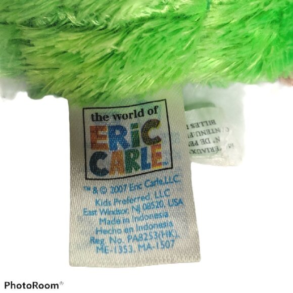 Eric Carle The Very Hungry Caterpillar Green Plush - Picture 3 of 4